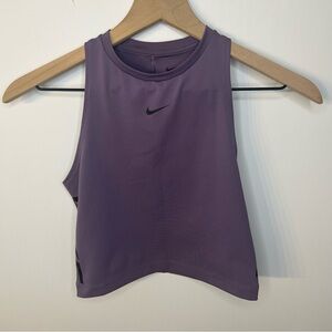 Nike Pro Dri-Fit Women’s Purple and Black Tank Top, Size Small
